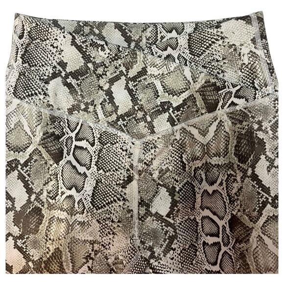 Victorias Secret Leggings Womens 12 Cloud Crossover Snake Ankle Pants Gray - Picture 4 of 15